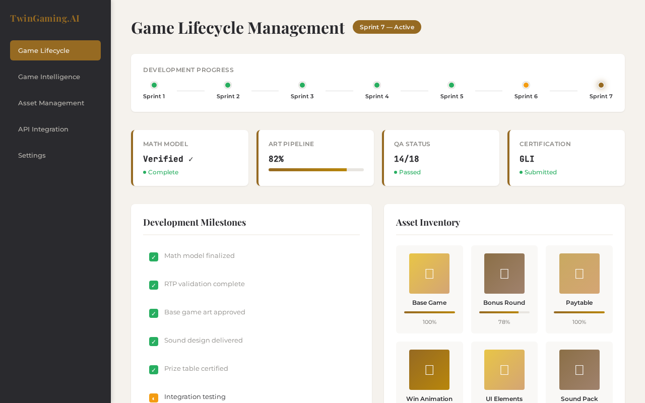 Game Lifecycle Management